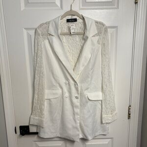Akira White Romper